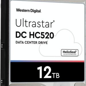 HGST - WD Ultrastar DC HC520 HDD | HUH721212ALE601 | 12TB 7200RPM SATA 6Gb/s 256MB Cache 3.5-Inch | ISE 512e | Helium Data Center Internal Hard Disk Drive (Renewed)