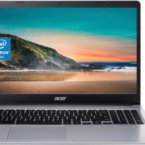 Acer Chromebook 2023 Flagship Laptop Computer Thin Light, 15.6” HD Display, Dual Core Intel Celeron N4020 (Upto 2.80 GHz), 4GB RAM, 64GB eMMC, Webcam, WiFi, Long Battery, Chrome OS+HubxcelAccessory